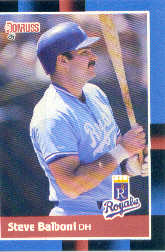 1988 Donruss Baseball Cards    424     Steve Balboni